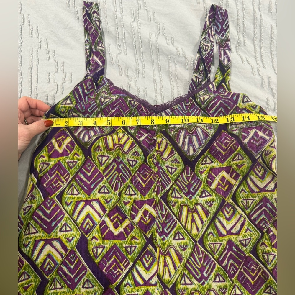 Free People Multicolor Geometric Pattern Dress NWOT - Picture 3 of 9